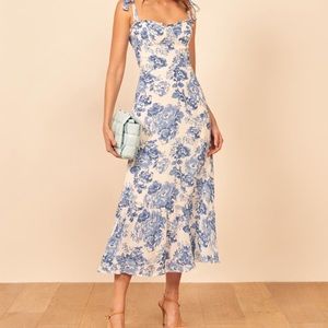 Reformation Nikita Dress in Olympia